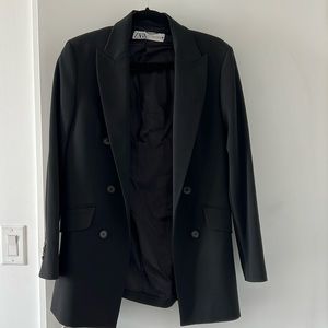 Zara double breasted blazer NWOT